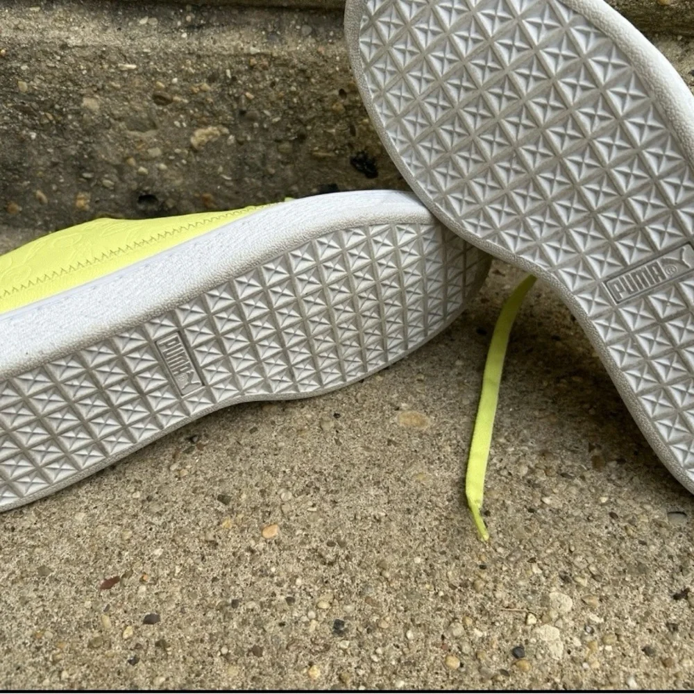 Puma Basket X Emoji Sunny Lime Size 9 - Picture 8 of 8
